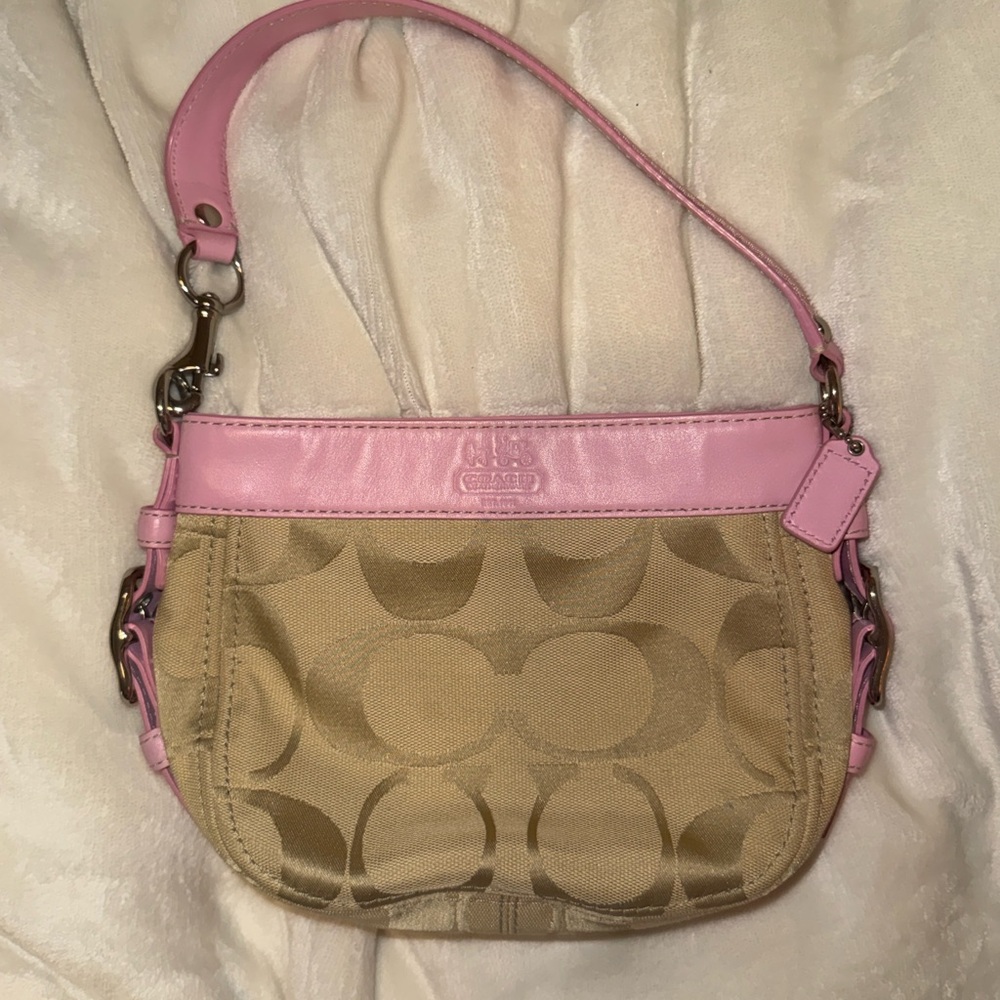 Coach Pink Mini Zoe Bag